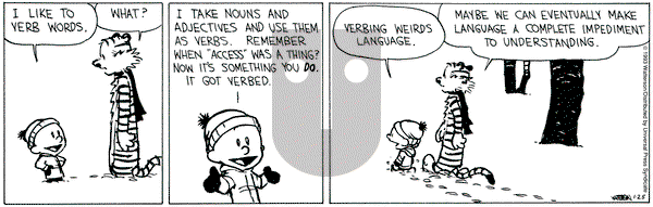 Calvin and Hobbes on Monday January 25, 1993 Comic Strip