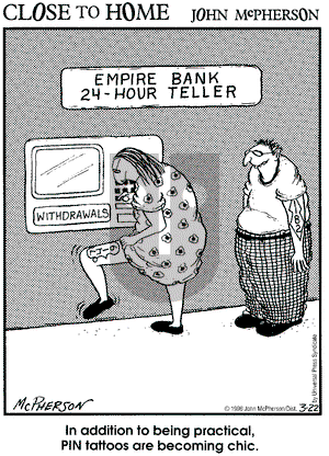 Close to Home on Friday March 22, 1996 Comic Strip