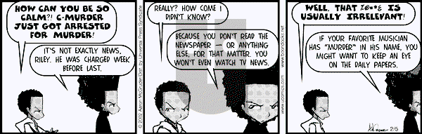 The Boondocks on Tuesday September 8, 2009 Comic Strip