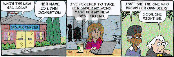 Lola on Friday March 17, 2017 Comic Strip