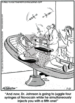 Close to Home on Wednesday January 21, 1998 Comic Strip