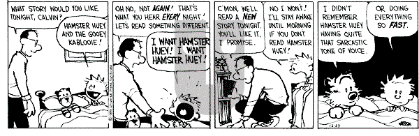 Calvin and Hobbes - Saturday December 23, 1989 Comic Strip