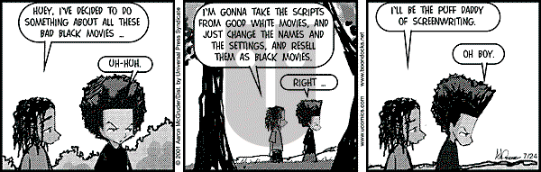 The Boondocks - Tuesday July 24, 2001 Comic Strip