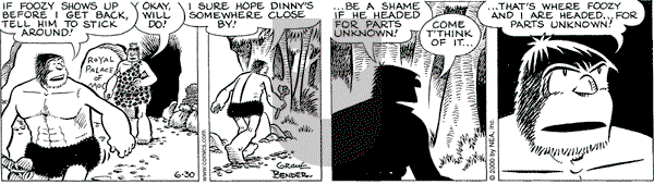 Alley Oop on Friday June 30, 2000 Comic Strip
