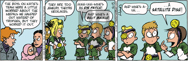 Cleats on Saturday December 13, 2003 Comic Strip