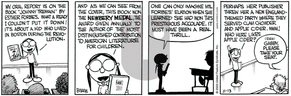 Grand Avenue on Thursday November 13, 2003 Comic Strip