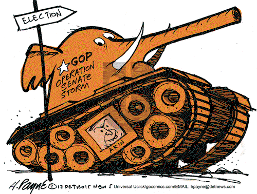 Henry Payne - Saturday August 25, 2012 Comic Strip