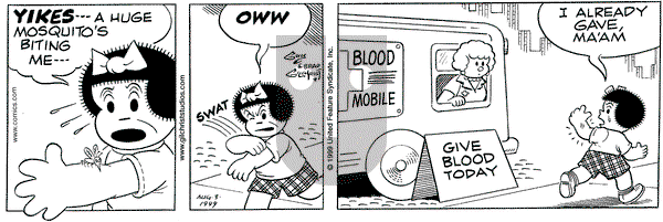 Nancy on Tuesday August 3, 1999 Comic Strip