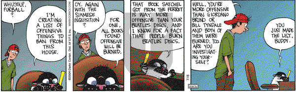 Get Fuzzy on Thursday July 8, 2004 Comic Strip