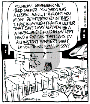 Reality Check on Friday April 16, 1999 Comic Strip