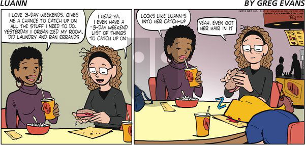 Luann on Sunday February 19, 2012 Comic Strip