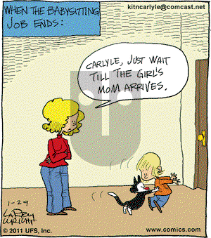 Kit 'N' Carlyle on Saturday January 29, 2011 Comic Strip