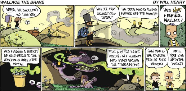 Wallace the Brave on Sunday July 15, 2018 Comic Strip