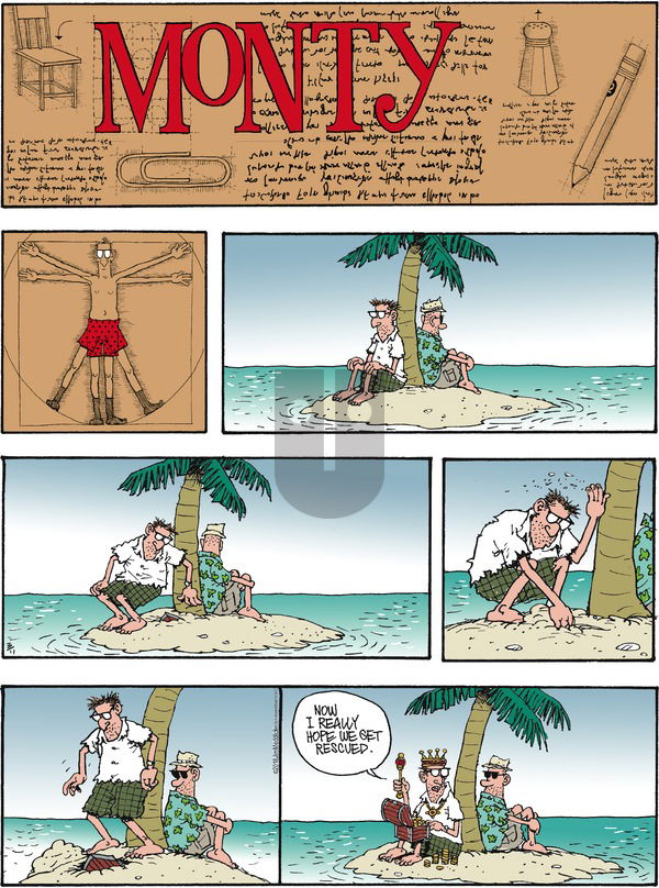 Monty on Sunday March 11, 2018 Comic Strip