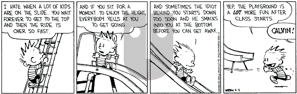 Calvin and Hobbes - Wednesday May 3, 1995 Comic Strip