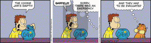Garfield - Tuesday February 27, 2024 Comic Strip