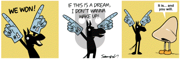 Dark Side of the Horse - Friday March 15, 2013 Comic Strip