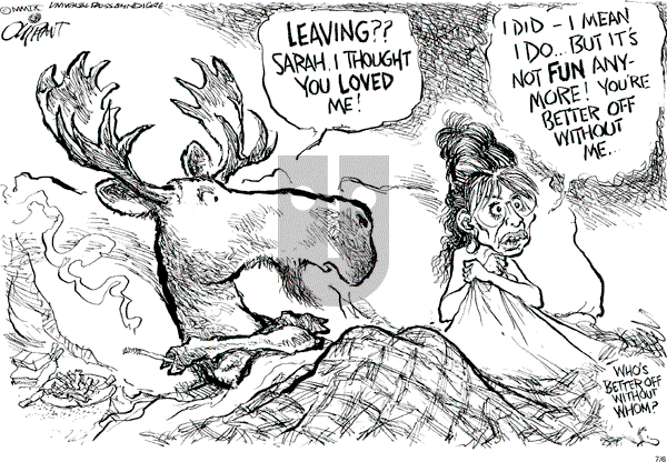 Pat Oliphant on Monday July 6, 2009 Comic Strip