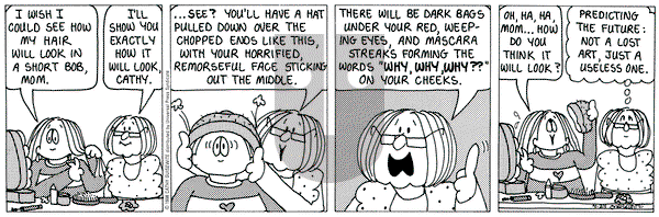 Cathy Classics on Thursday May 21, 1998 Comic Strip