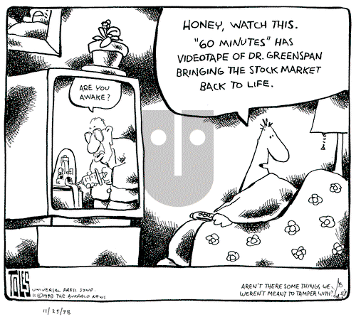 Tom Toles on Wednesday November 25, 1998 Comic Strip