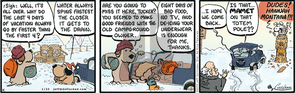 DeFlocked on Saturday January 23, 2010 Comic Strip