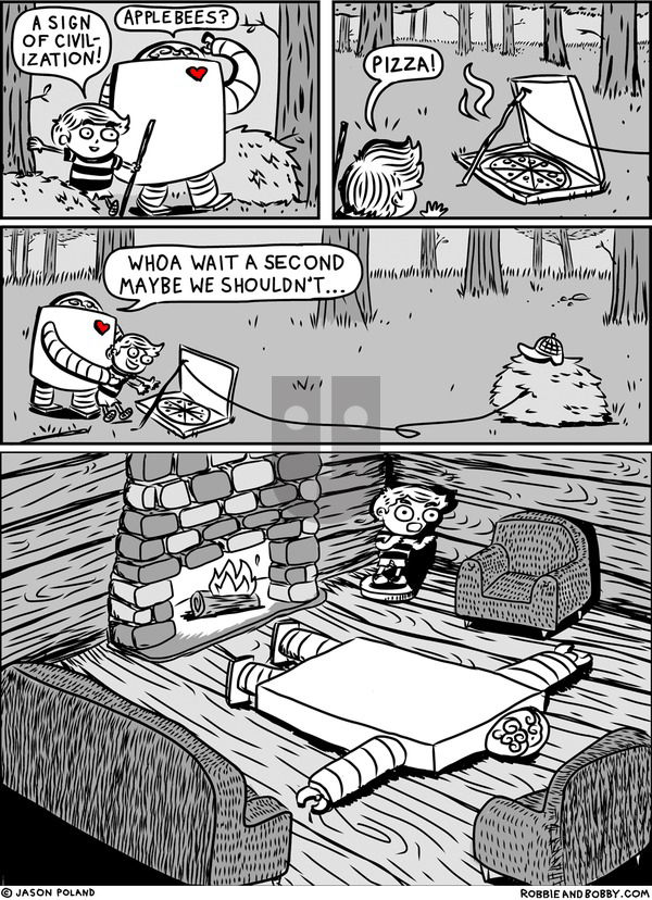 Robbie and Bobby on Saturday March 22, 2025 Comic Strip