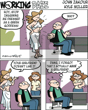 Working Daze on Tuesday April 17, 2007 Comic Strip