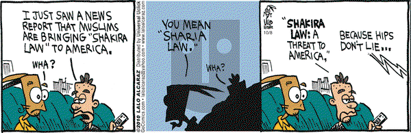 La Cucaracha on Friday October 8, 2010 Comic Strip
