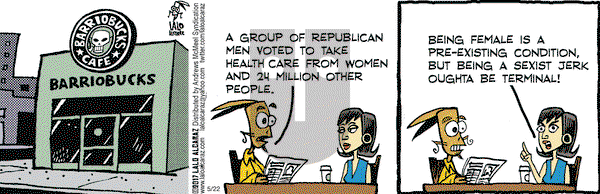 La Cucaracha on Monday May 22, 2017 Comic Strip