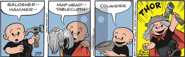 Nancy on Saturday June 4, 2011 Comic Strip
