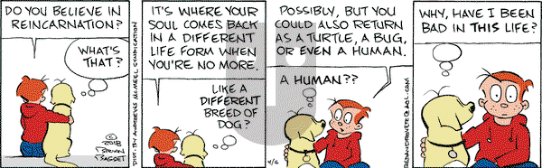 Red and Rover on Friday April 6, 2018 Comic Strip