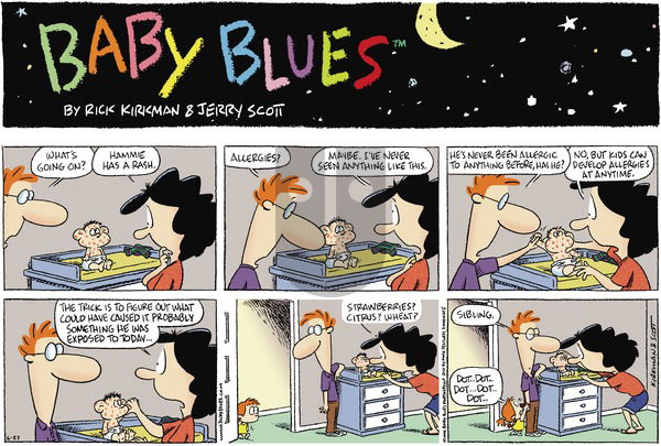 Baby Blues on Sunday June 27, 1999 Comic Strip