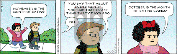 Nancy on Thursday November 1, 2018 Comic Strip