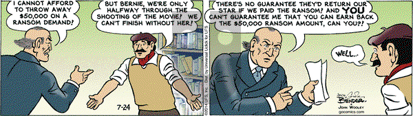 Alley Oop on Thursday July 24, 2014 Comic Strip