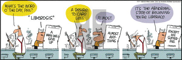 Mike du Jour on Saturday October 11, 2025 Comic Strip