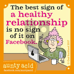 Aunty Acid on Wednesday February 1, 2017 Comic Strip
