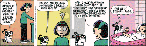 Pooch Cafe on Saturday March 10, 2018 Comic Strip