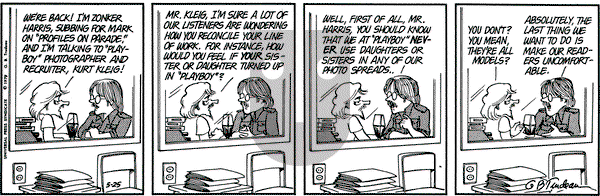 Doonesbury on Friday May 25, 1979 Comic Strip