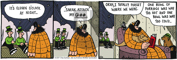 Overboard on Tuesday November 14, 2017 Comic Strip