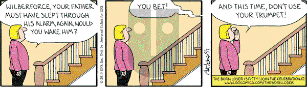 The Born Loser on Thursday May 7, 2015 Comic Strip