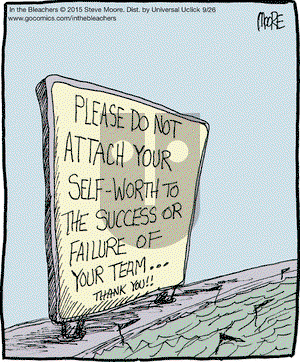 In the Bleachers on Saturday September 26, 2015 Comic Strip