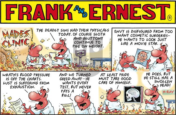 Frank and Ernest on Sunday July 13, 2014 Comic Strip