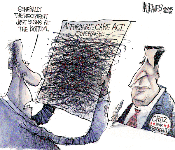 Matt Davies on Thursday March 26, 2015 Comic Strip