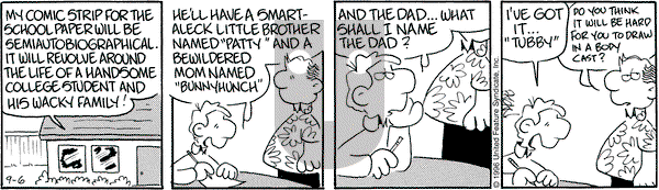 Drabble on Friday September 6, 1996 Comic Strip