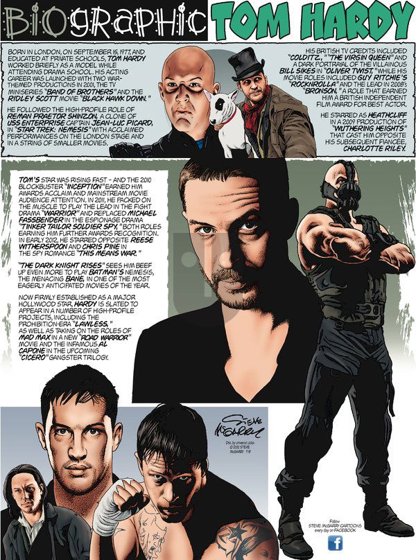 Biographic on Sunday July 8, 2012 Comic Strip