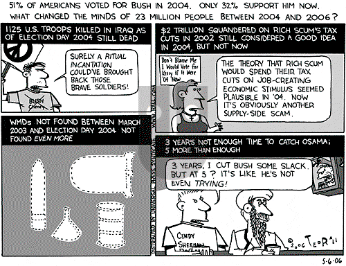 Ted Rall on Saturday May 6, 2006 Comic Strip
