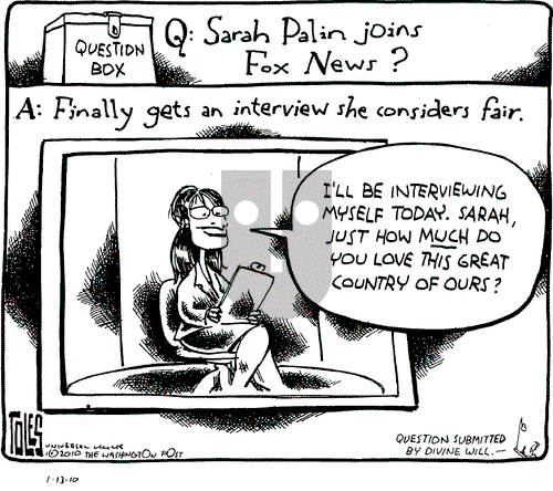 Tom Toles on Wednesday January 13, 2010 Comic Strip