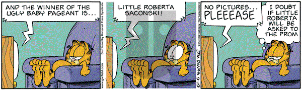 Garfield on Thursday February 13, 2003 Comic Strip