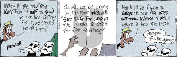 The Knight Life on Friday September 11, 2015 Comic Strip