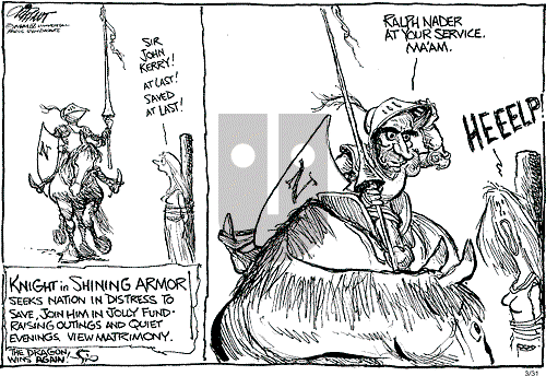 Pat Oliphant on Thursday April 1, 2004 Comic Strip